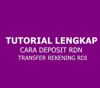 Tutorial Cara Transfer Deposit Rekening BCA ke RDN Rekening Dana Nasabah