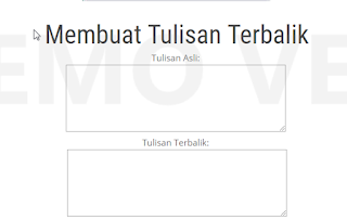 Cara Membuat Widget Tulisan Terbalik Di Blogger