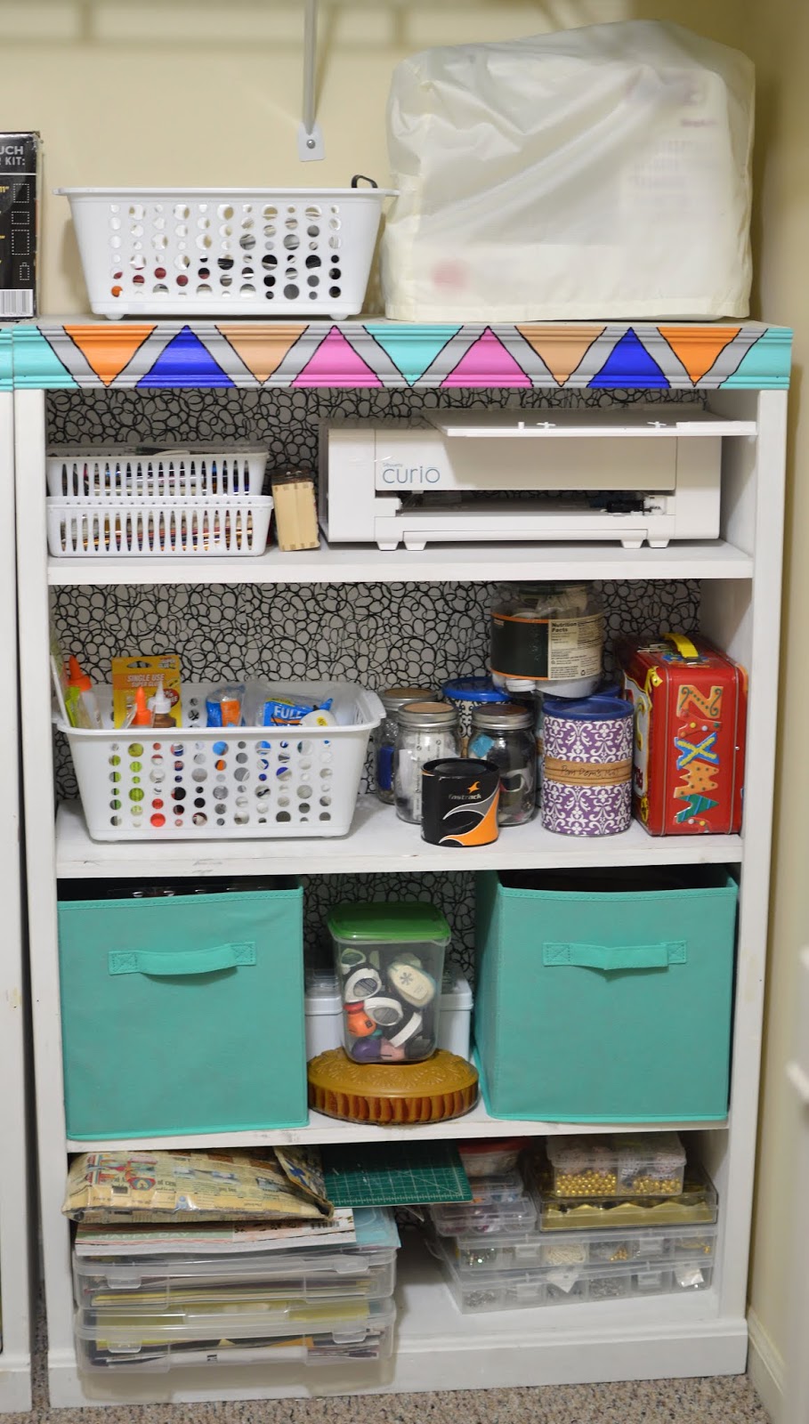 Vikalpah: How I organized my craft supplies in a shared closet - Closet organization  ideas