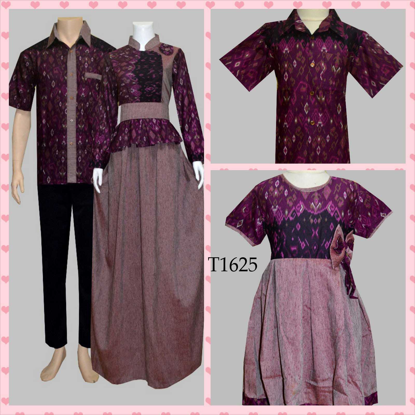 Koleksi Trend Model Baju Batik Sarimbit Keluarga Terbaru Pusat