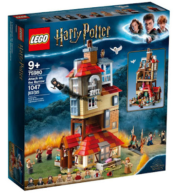 Caja LEGO Harry Potter - 75980 Ataque en la Madriguera | Juego de construcción 2020 | JUGUETE | Attack On The Burrow