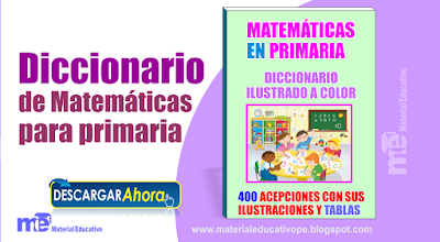 Diccionario de Matemáticas para primaria