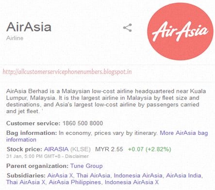Airasia Malaysia Customer Service Phone Number - Service 