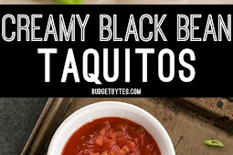 Creamy Black Bean Taquitos