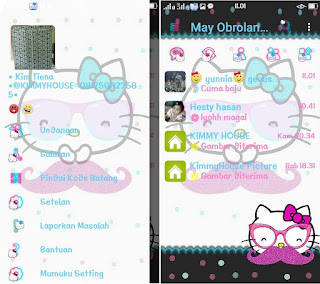  pada kesempatan ini aku akan share BBM MOD terbaru ialah BBM Mod Hello Kitty Terbaru BBM Mod Black & White Hello Kitty v3.2.0.6 Apk Terbaru 2017