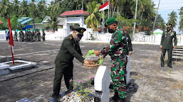   Kodim 1415 Selayar Laksanakan Tabur Bunga di Makam Taman Pahlawan Barugaia