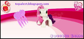 McDonalds My Little Pony Toy Promotion 2009 - Sweetie Belle with purple comb