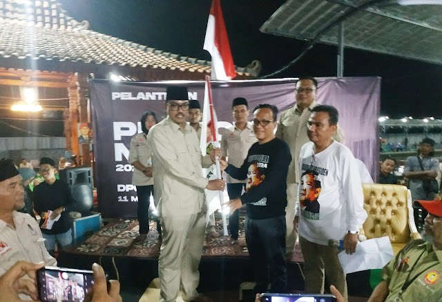 Immanuel Ebenezer Lantik Gerry Wahyu Riyanto Jadi Ketua DPC Prabowo Mania 08 Kota Depok