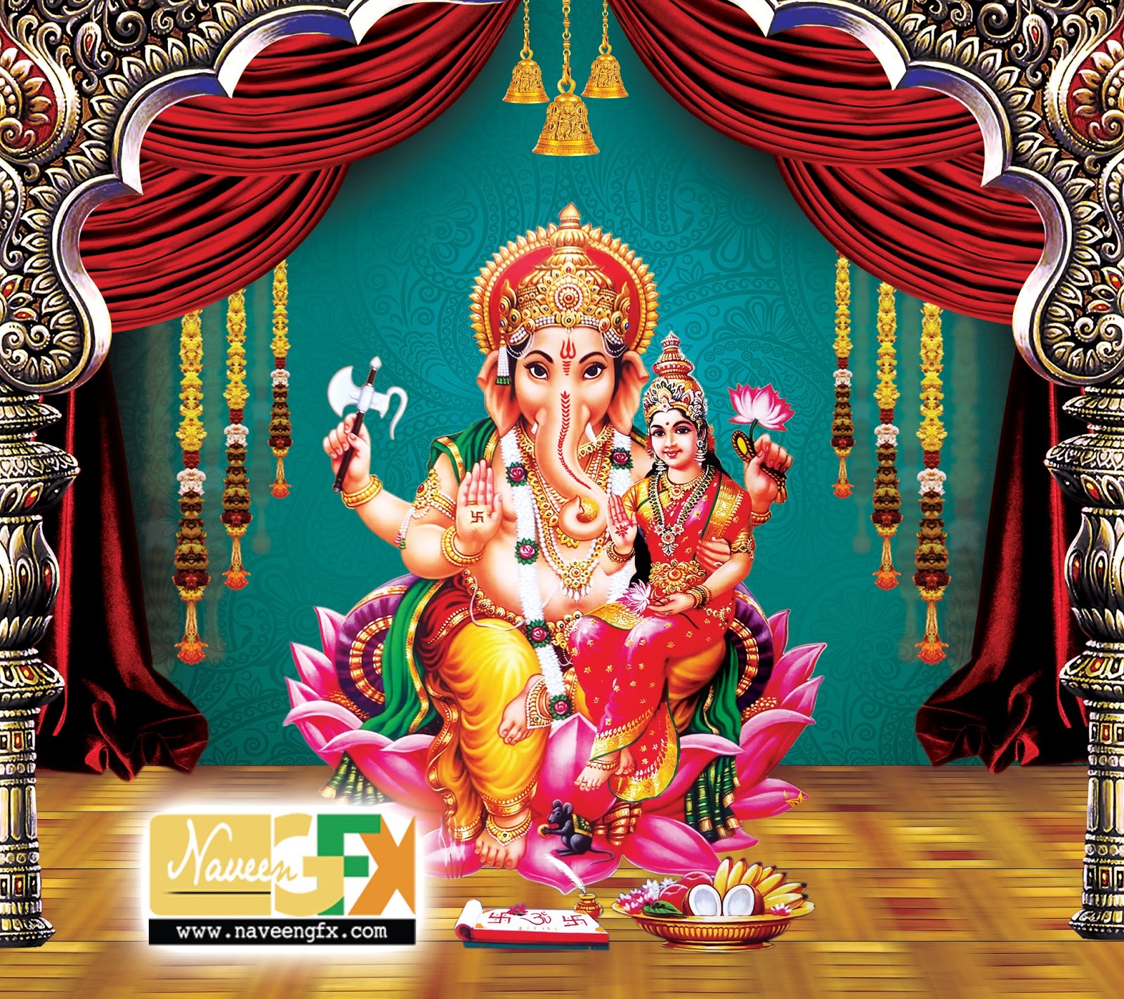 Lord Ganesh Hd Psd Poster Template Free Downloads Naveengfx
