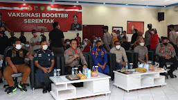Polres Indramayu Gelar Vaksinasi Booster di KUD Mina Sumitra Karangsong