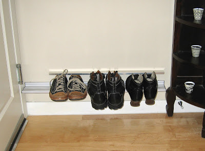 floating shoe shelf