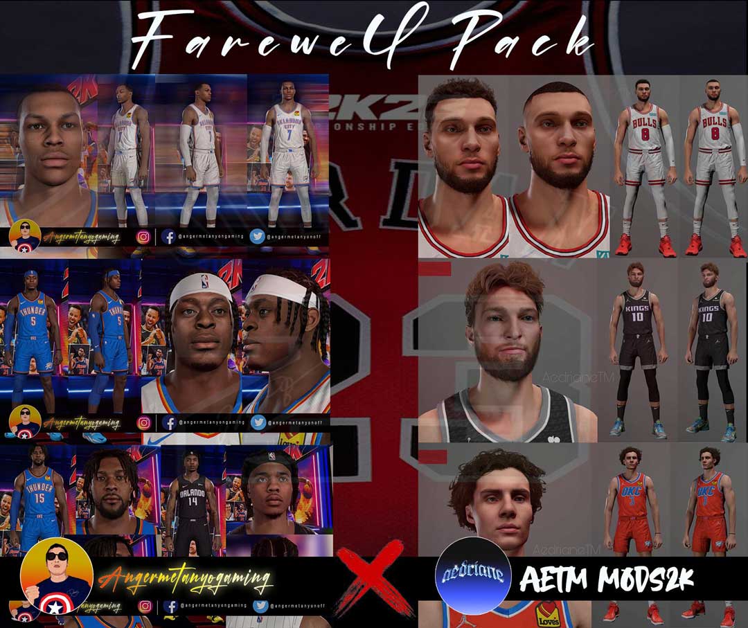 NBA 2K22 "Farewell Cyberface Pack"