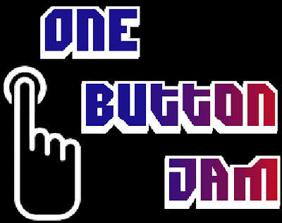 One Button Jam image with a hand symbol pushing a button.