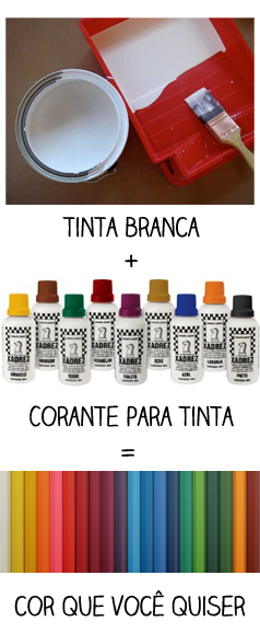 Como transformar tinta branca em varias cores YouTube