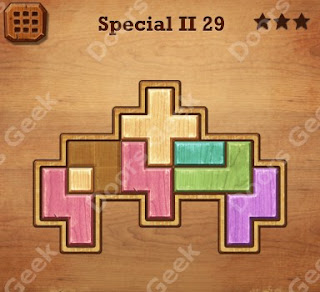 Cheats, Solutions, Walkthrough for Wood Block Puzzle Special II Level 29