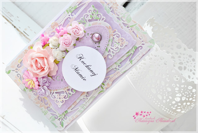 kartka z okazji dnia matki scrapbooking