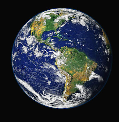 Planeta, globo terrestre. #PraCegoVer