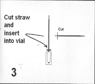 B3. Lau khô, cắt cọng rạ và cho tinh vào lọ thuốc.