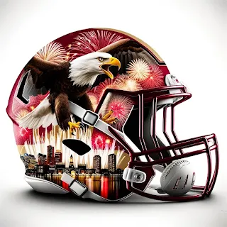 Boston College Eagles Patriotic Concept Helmet