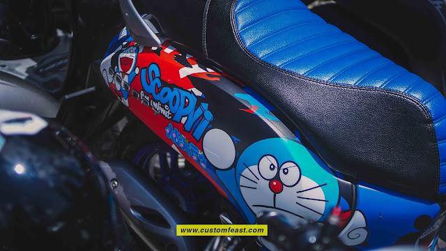 Modifikasi Scoopy 2020 - Sticker Scoopy Doraemon