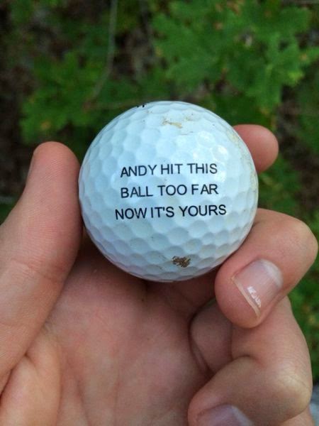 Lost golf ball