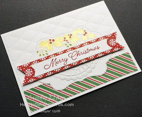 Heart's Delight Cards, Blended Seasons, Christmas Card, Stampin' Up!, 