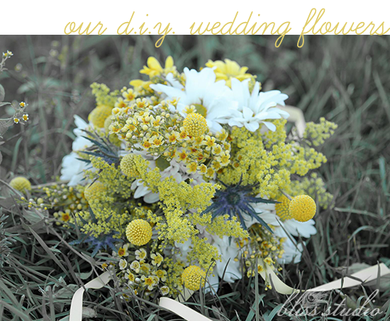 DIY wedding flowers As with almost everything else for our wedding 