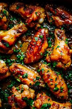 OVEN BAKED TERIYAKI CHICKEN WINGS AT HOME - COOKWITHSHABSS