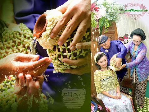 MIELHONEYDEW : Pre Wedding Ceremony : Pasang Bleketepe dan Upacara
Siraman Pengantin