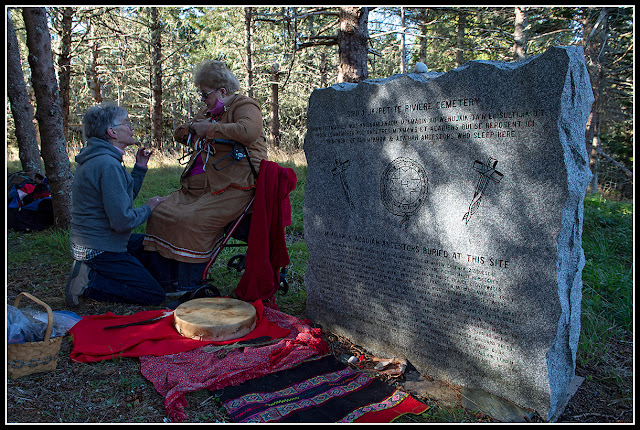 Mi'kmaq; Mi'kmaw; Acadian; Cemetery; Sperry's Beach; Petite Rivière; Nova Scotia