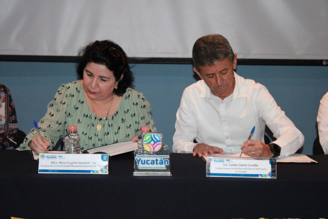 Firman convenio IDEY y UMSA para becas estudiantiles