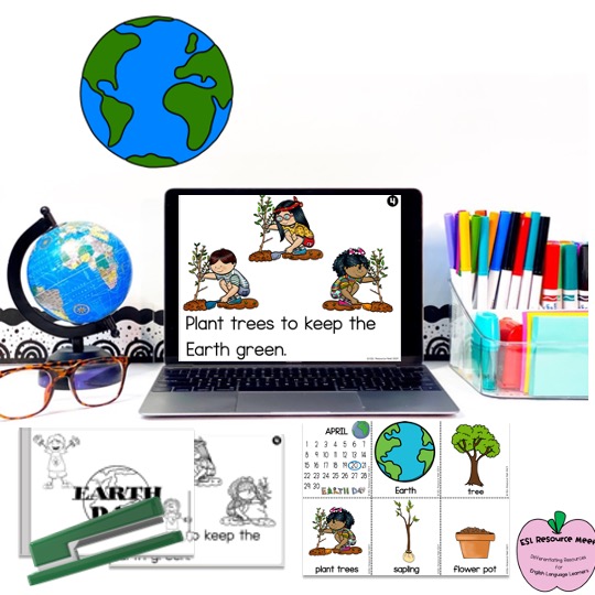 ESL Earth Day Newcomer Reading Vocabulary Worksheets