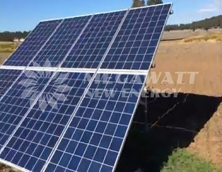 1.1KW solar grassland irrigation in Australia