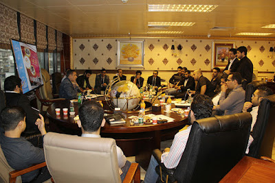 Saudi businessmen meeting