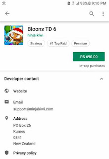 Bloons TD 6 Price