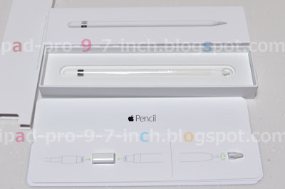 Apple Pencil for iPad Pro 9.7インチの箱の中身
