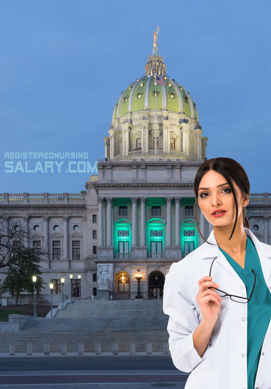 registered nurse salary in pennsylvania