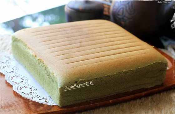 Resep Ogura Cake Green Tea Lembutnya Selembut Kapas Bund