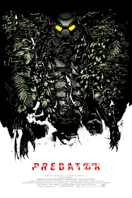 Predator Movie Poster Screen Print by Oliver Barrett x Bottleneck Gallery