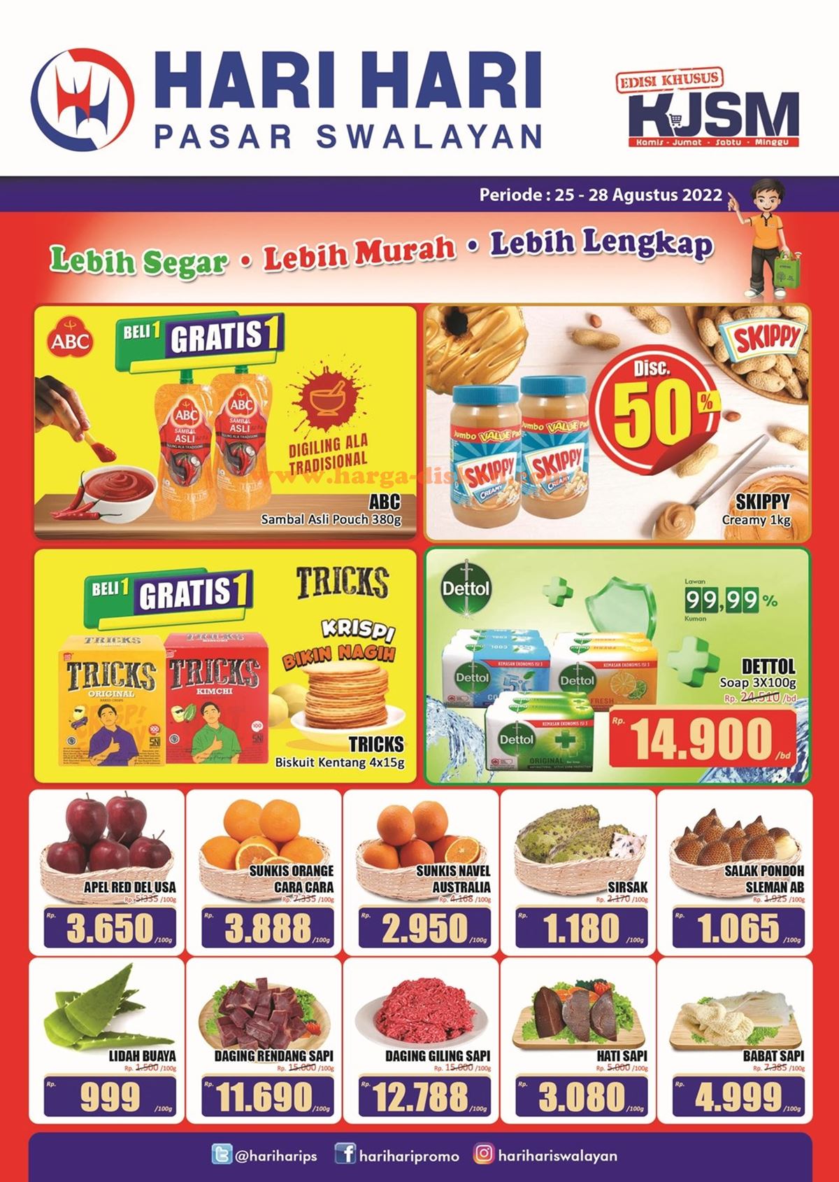 Promo HARI HARI Akhir Pekan Weekend Promo KJSM 25 - 28 Agustus 2022