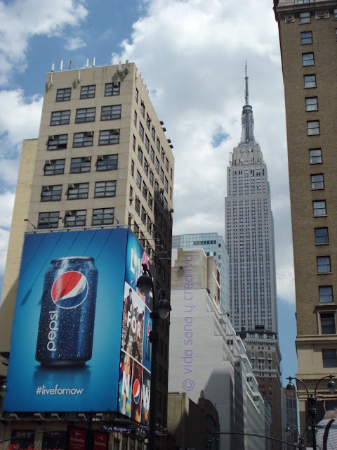 El Empire State desde el barrio coreano, foto de Carmen Peralto