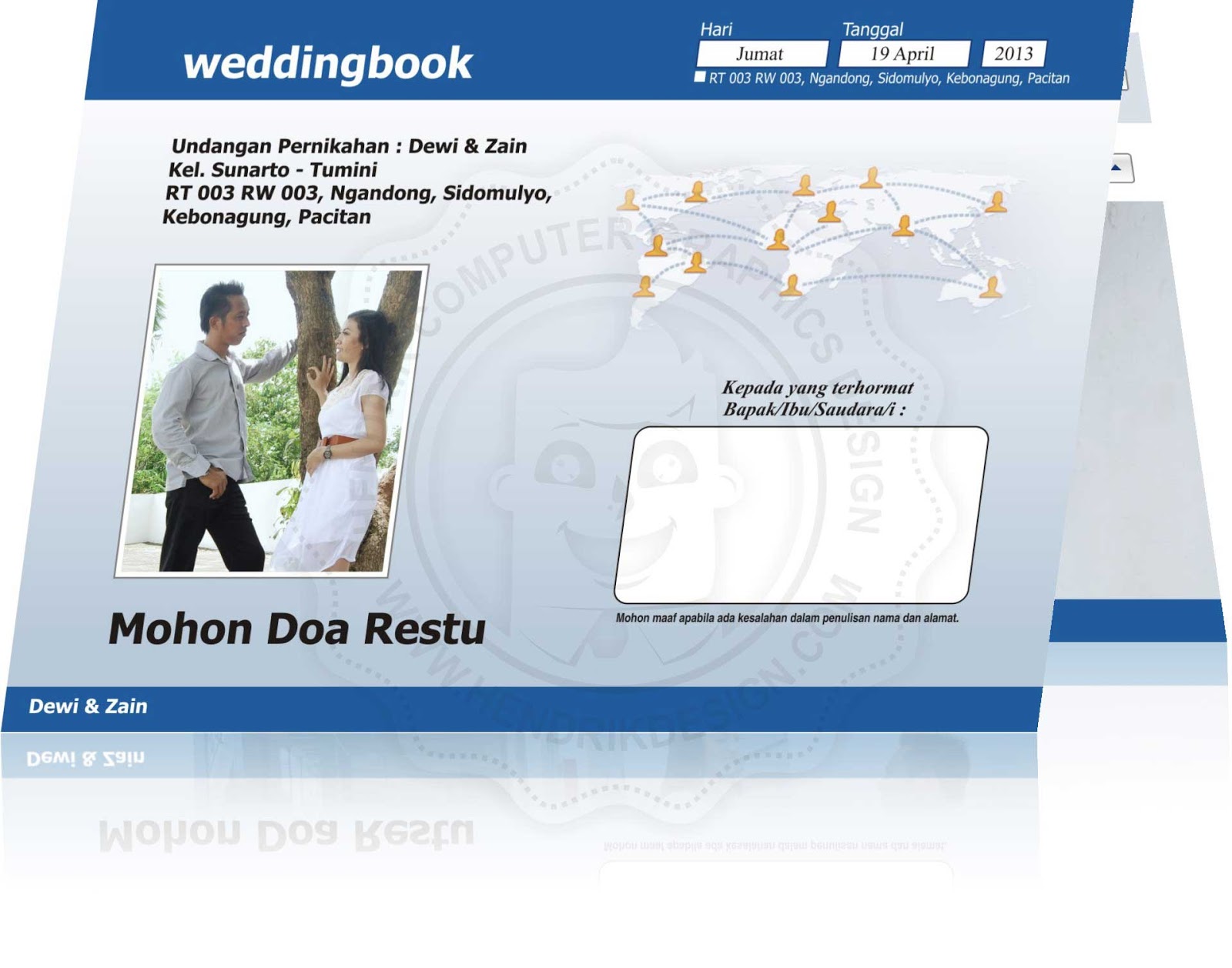 Desain dan percetakan undangan pernikahan termurah di solo 