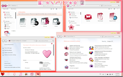 Valentine Skin Pack For Windows 7