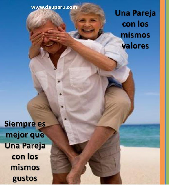 Pareja con valores