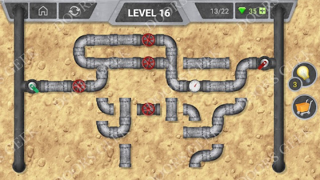 Pipeline [Classic] Level 16 Solution, Cheats, Walkthrough