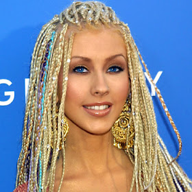Celebrity Christina Aguilera Hair Color