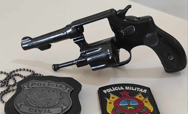 Em Feijó: Polícias Civil e Militar predem indivíduo com arma de fogo no Bairro Esperança