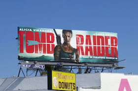 Tomb Raider movie billboard