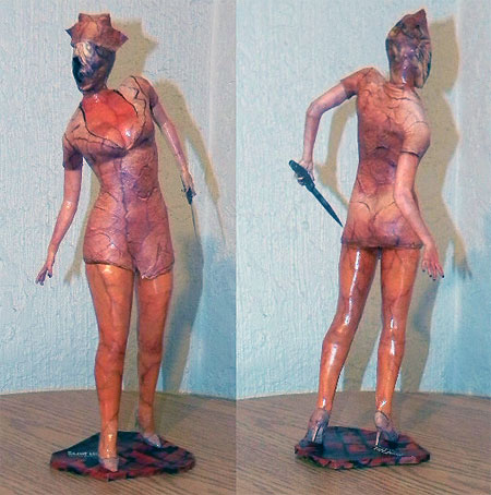 Silent Hill Homecoming Papercraft Nurse