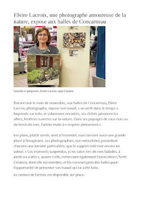 Exposition Photod'EL ELVIRE LACROIX Halles de Concarneau 2021